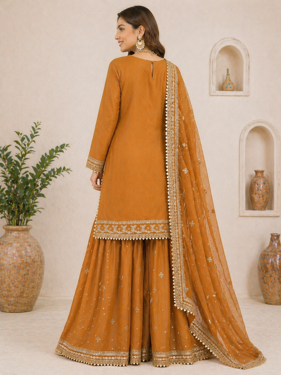 Premium Designer Chanderi Suit
