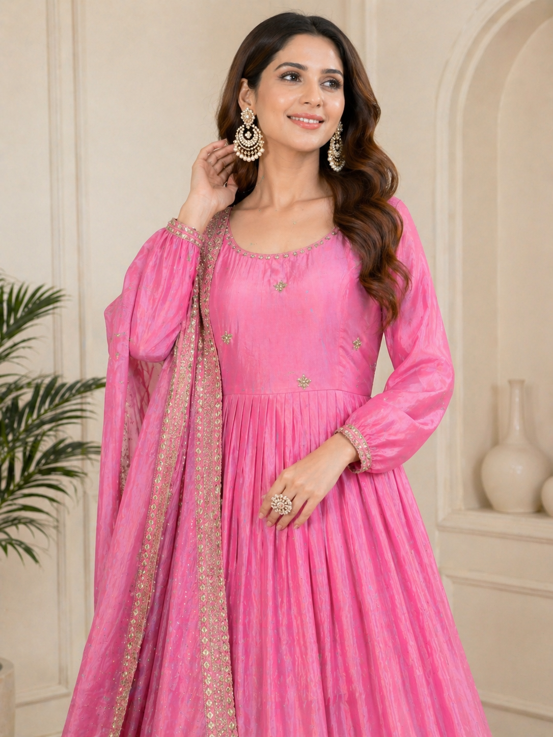 Pink Wedding Special Designer Suit