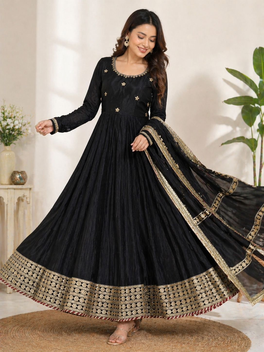 Black Wedding Special Designer Suit