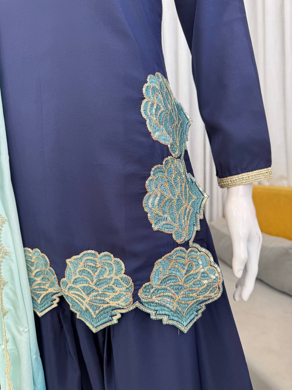 Elegance Set with Digital Print Dupatta Premium Ethnic Wear